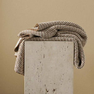 Solano Cotton Herringbone Knit Throw – Spice