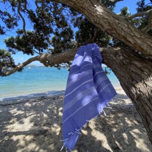 Traditional Turkish Towel – Denim Blue