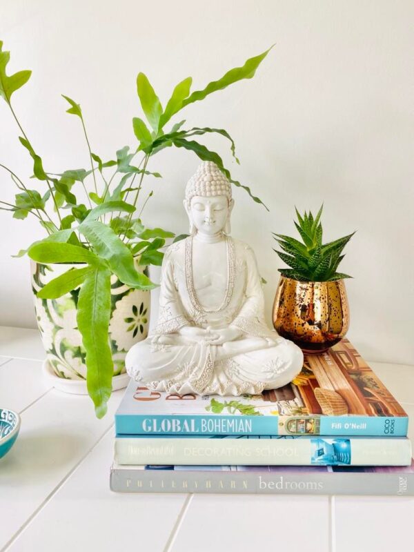 Buddha with Plant